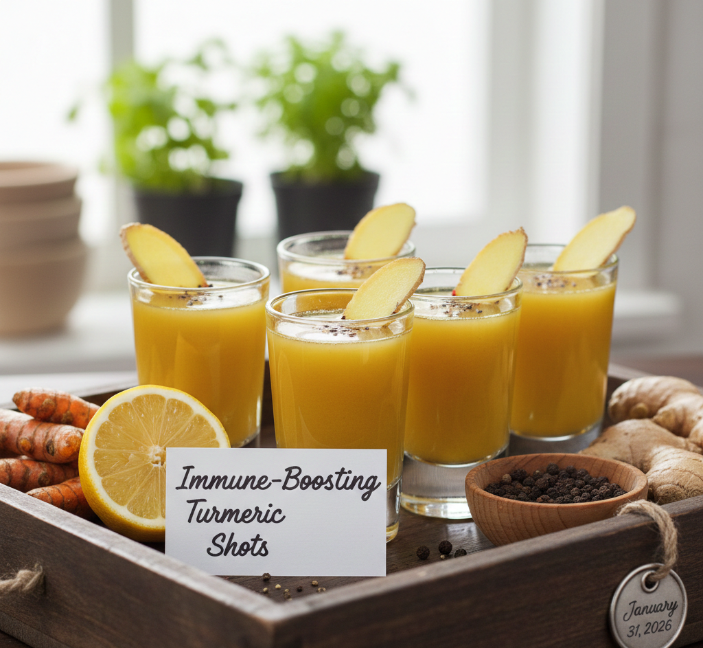 immune boosting turmeric shots