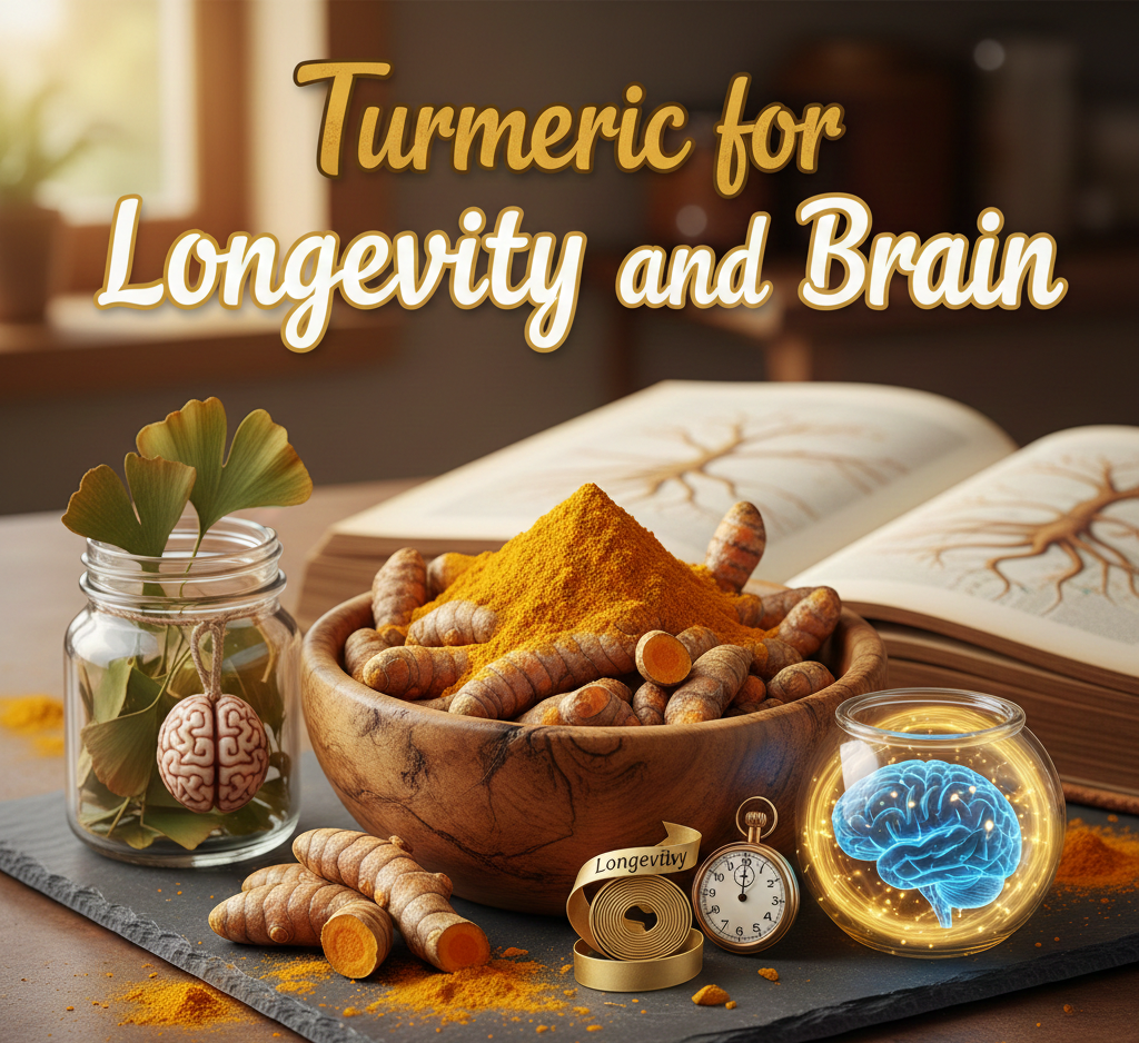 turmeric for longevity and brain