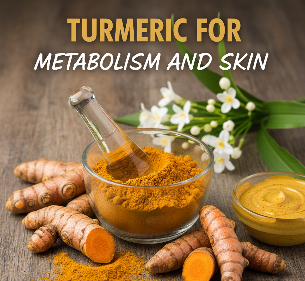 turmeric for metabolism and skin