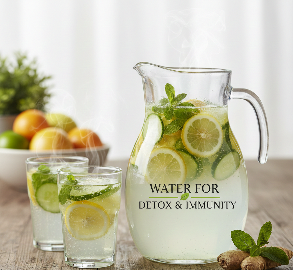 water for detox and immunity