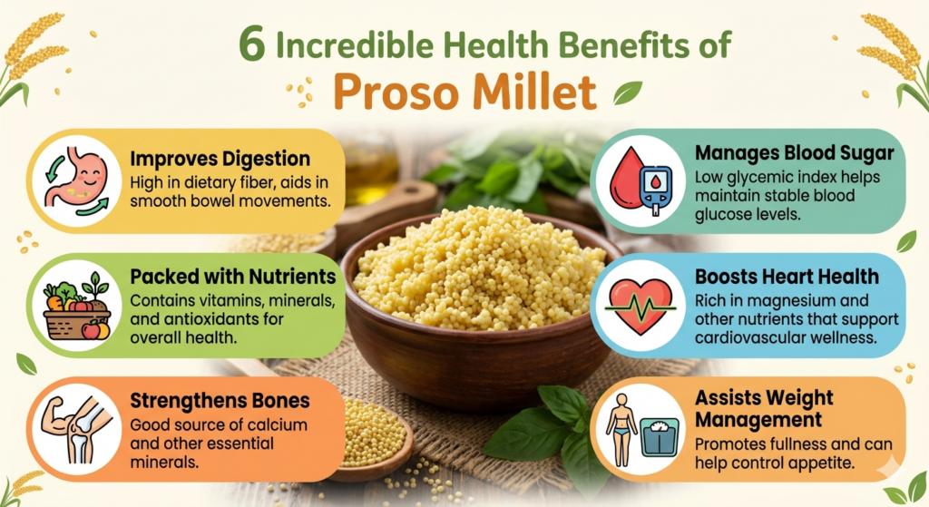 6 incredible health benefits of proso millet