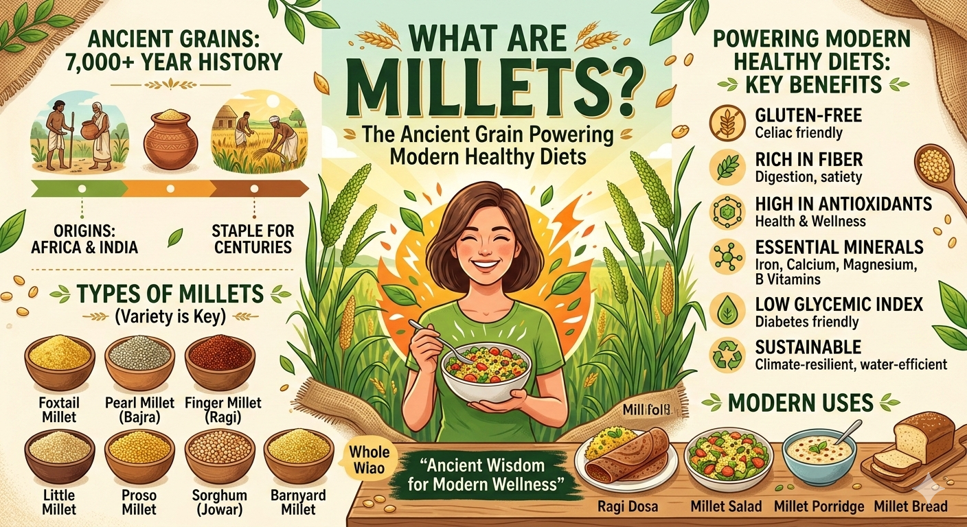 Millets Introduction What Are Millets? The Ancient Grain Powering Modern Healthy Diets