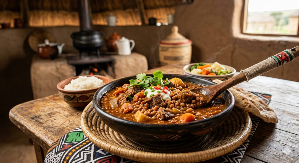 red sorghum and beef curry a hearty south african tradition